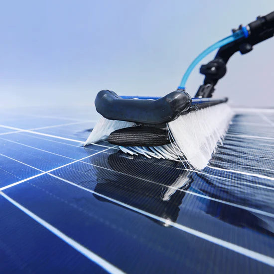 SOLAR ROCKER Solar-Waschbürste Profi mit Bürsten und Pads