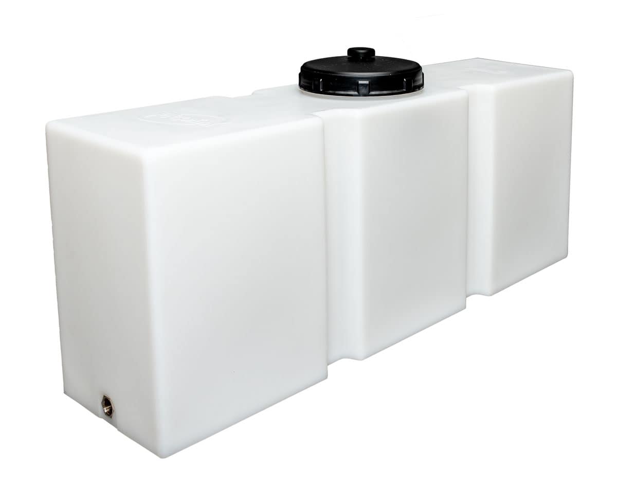 125 Liter WassertankVertikal, schmal kompakt mit 15 cm Schraubdeckel für Wasser und Diesel