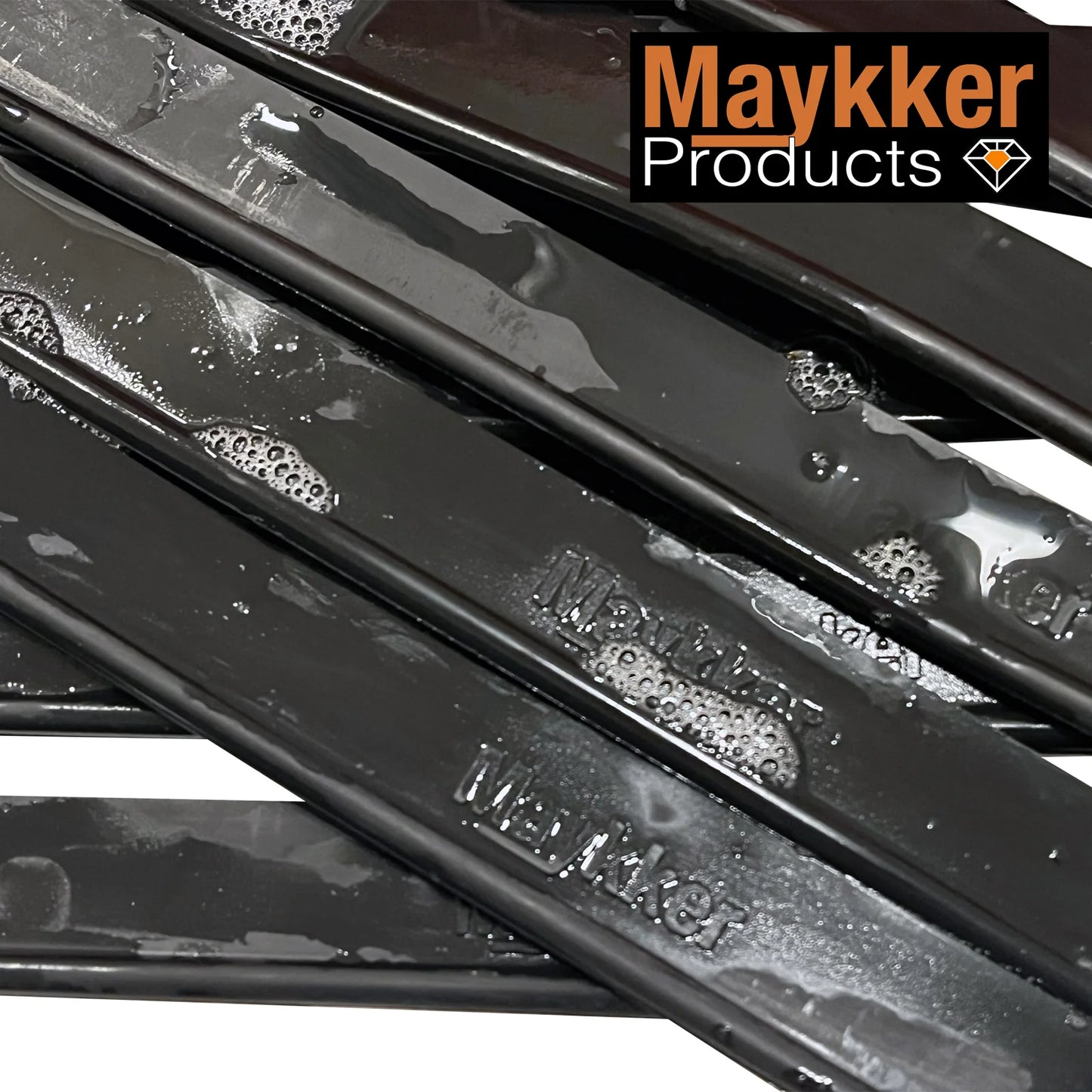 Maykker Wischergummi 24 Stück im HDPE-Behälter