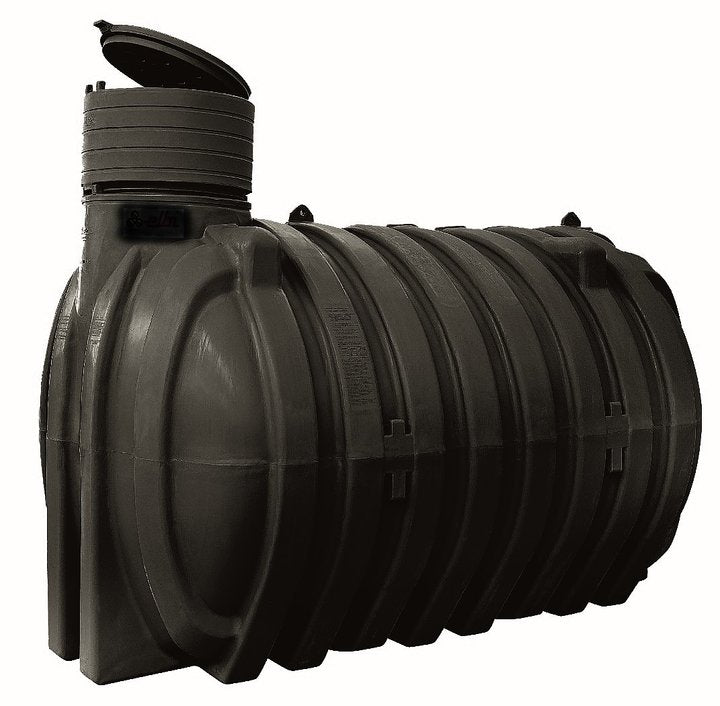 10.000 Liter zylindrischer, horizontaler Erdeinbau Tank 341cmx213x214cm