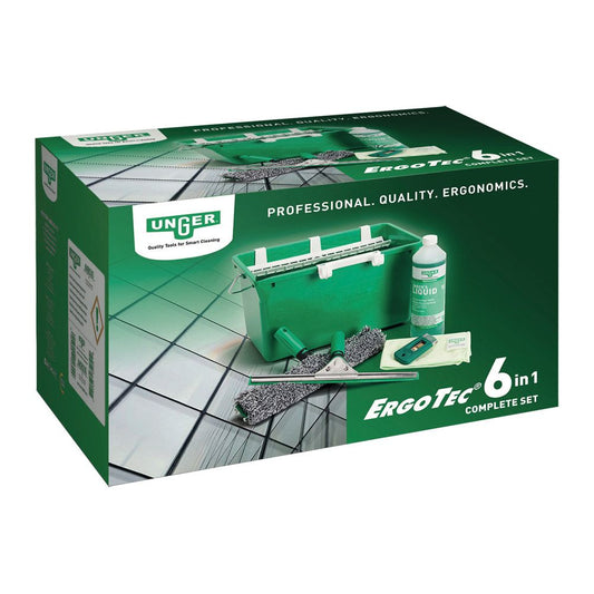 Unger Glasreinigungs-Set 6in1 Profi
