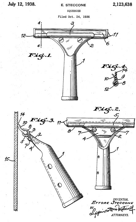 Ettore Fensterwischer original 1936 Messing Pro