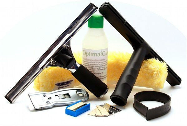 Fensterputz Set Super Ettore Gummi
