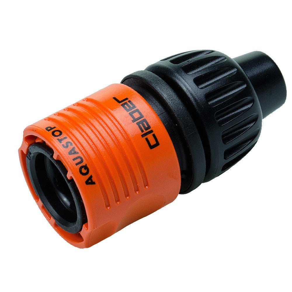 Kupplung mit AQUASTOP Schlauchanschluß Gardena kompatibel für 8mm Schlauch