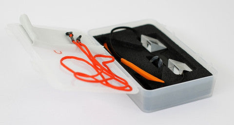 CU Prismenbrille - Sicherungsbrille PVU Black Edition Orange