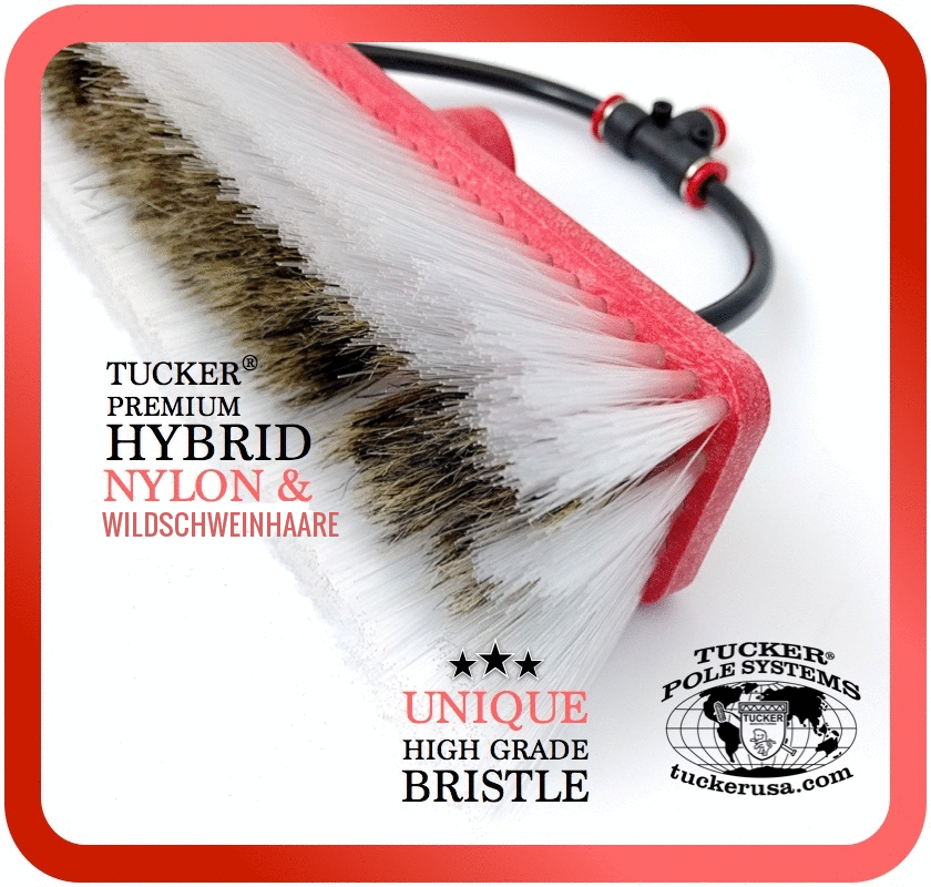 Waschbürste Tucker 30cm hybrid schweinehaar weich DuPont Nylon
