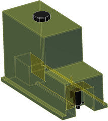Osmoworks 240 Liter 1 Mann bediente Reinstwasser Verteiler-Anlage
