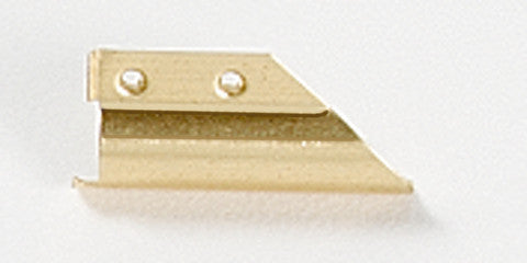 Ettore Endclips Messing 12 Stck.