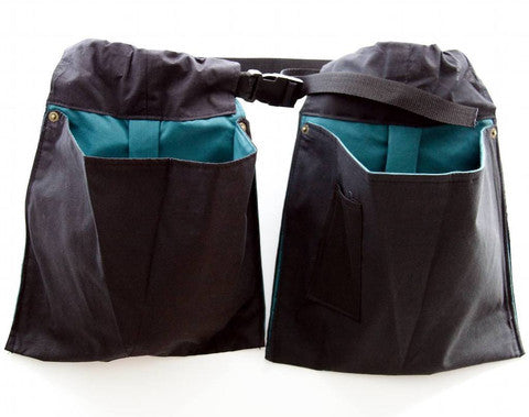 2 Holstertaschen mit Gürtel - Doppelgürteltasche