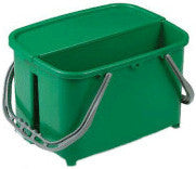 Fensterputzeimer groß mit Doppelkammer 11+11 Liter