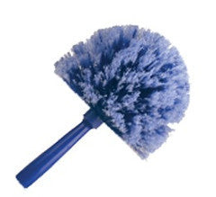 Staubwedel rund für Teleskopstange Blau