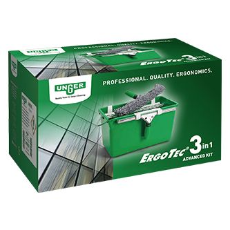 UNGER 3in1 Glasreinigungs-Set - Profi-Produkt