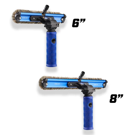 Reach-It Ultra Light-Bürste mini 15cm und 20cm mit Wildschweinhaare. Perfekt für Glas-, reinigung