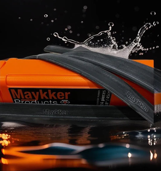 Maykker Wischergummi 24 Stück im HDPE-Behälter