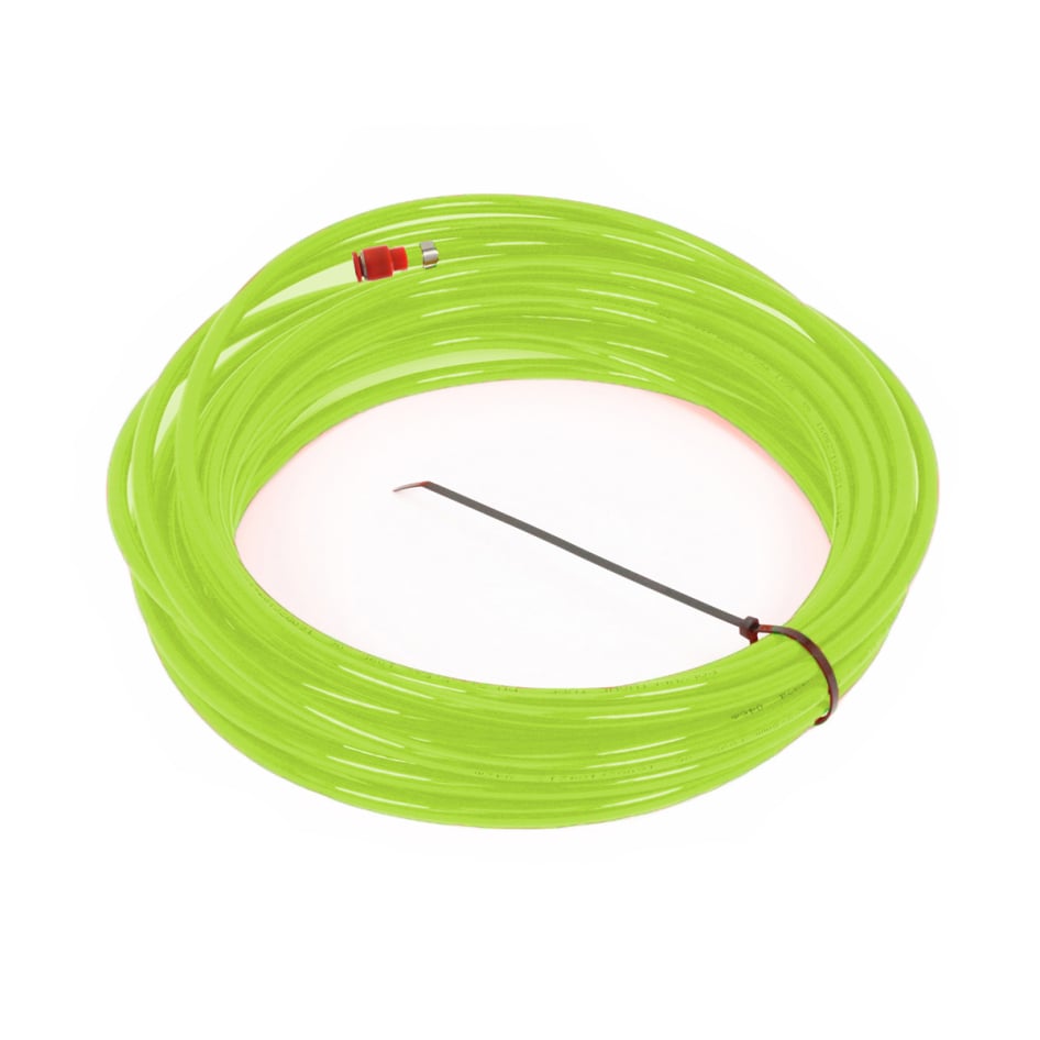 Grüner flexibler PU-Schlauch 5 mm Heißwasserschlauch mit Steckadapter